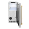 Autograph Edition 15 In. Touchstone Gourmet Ice Maker With Drain Pump And Solid Stainless Steel Door With Champagne Bronze Handle
