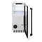 Autograph Edition 15 In. Touchstone Gourmet Ice Maker With Drain Pump And White Matte Door With Matte Black Handle