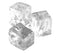 Square Cuber Icemaker, Air-cooled, Built in Storage Bin