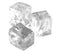 Square Cuber Icemaker, Air-cooled, Built in Storage Bin