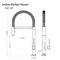 Incline Pull Down Single Handle Kitchen Faucet In Brushed Nickel
