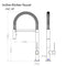 Incline Pull Down Single Handle Kitchen Faucet In Chrome