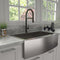 Autograph Edition Incline Pull Down Single Handle Kitchen Faucet In Matte Black