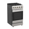 Impecca 24" Slide In Gas Range, Stainless Steel
