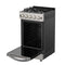 Impecca 24" Slide In Gas Range, Stainless Steel