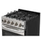 Impecca 24" Slide In Gas Range, Stainless Steel