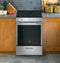 24" Free-Standing/Slide-in Front Control Range with Steam Clean and Large Window