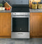 24" Free-Standing/Slide-in Front Control Range with Steam Clean and Large Window