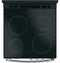 24" Free-Standing/Slide-in Front Control Range with Steam Clean and Large Window