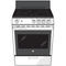 24" Free-Standing/Slide-in Front Control Range with Steam Clean and Large Window