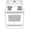 Ge® Energy Star® 30" Free-standing Self-clean Electric Range