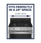 Ge® 24" Steam Clean Free-standing/slide-in Gas Range