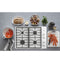 30" Built-In Gas Cooktop with Dishwasher-Safe Grates