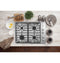 30" Built-In Gas Cooktop with Dishwasher-Safe Grates