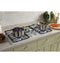 Ge® 36" Built-in Gas Cooktop With Dishwasher-safe Grates