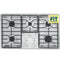 Ge® 36" Built-in Gas Cooktop With Dishwasher-safe Grates