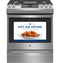 30" Slide-In Front-Control Convection Gas Range with No Preheat Air Fry
