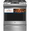 30" Slide-In Front-Control Convection Gas Range with No Preheat Air Fry