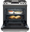 Ge® 30" Slide-in Front Control Gas Range