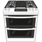 Ge 30" Slide-in Front Control Gas Double Oven Range