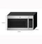 Ge® 1.9 Cu. Ft. Over-the-range Sensor Microwave Oven With Recirculating Venting