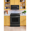 Ge® 30" Slide-in Electric Convection Range With No Preheat Air Fry