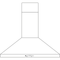 Ge® 30" Wall-mount Pyramid Chimney Hood