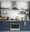 Ge® 30" Wall-mount Pyramid Chimney Hood