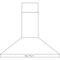 30" Wall-Mount Pyramid Chimney Hood