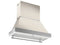 48 Wallmount Canopy and Base Hood, 1 motor 600 CFM