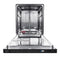 24 Top Control Dishwasher in with Tub and Multiple Filter System