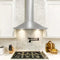 36 In. Convertible Vent Outdoor Approved Wall Mount Range Hood In Stainless Steel