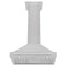 30 In. Convertible Satin Stainless Steel Wall Mount Range Hood With Stainless Steel Handle