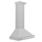 30 In. Convertible Satin Stainless Steel Wall Mount Range Hood With Stainless Steel Handle