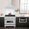 36 In. Convertible Satin Stainless Steel Wall Mount Range Hood With Stainless Steel Handle