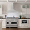 48 In. Convertible Satin Stainless Steel Wall Mount Range Hood With Stainless Steel Handle