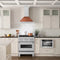 30 In. Convertible Satin Stainless Steel Wall Mount Range Hood With Copper Shell And Stainless Steel Handle