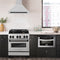 Autograph Edition 30 In. Convertible Satin Stainless Steel Wall Mount Range Hood With Matte Black Handle