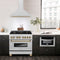 Autograph Edition 36 In. Convertible Satin Stainless Steel Wall Mount Range Hood With Champagne Bronze Handle