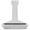 Autograph Edition 36 In. Convertible Satin Stainless Steel Wall Mount Range Hood With Matte Black Handle