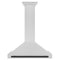 Autograph Edition 36 In. Convertible Satin Stainless Steel Wall Mount Range Hood With Matte Black Handle