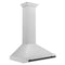 Autograph Edition 36 In. Convertible Satin Stainless Steel Wall Mount Range Hood With Matte Black Handle