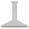 Autograph Edition 48 In. Convertible Satin Stainless Steel Wall Mount Range Hood With Champagne Bronze Handle