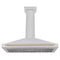 Autograph Edition 48 In. Convertible Satin Stainless Steel Wall Mount Range Hood With Polished Gold Handle