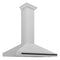 Autograph Edition 48 In. Convertible Satin Stainless Steel Wall Mount Range Hood With Matte Black Handle