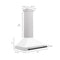 Autograph Edition 36 In. Convertible Satin Stainless Steel Wall Mount Range Hood With White Matte Shell And Matte Black Handle