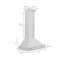 30 In. Convertible Stainless Steel Range Hood With Stainless Steel Handle