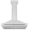 36 In. Convertible Stainless Steel Range Hood With Stainless Steel Handle
