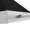 36 In. Convertible Stainless Steel Range Hood With Black Matte Shell And Stainless Steel Handle