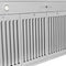 48 In. Convertible Stainless Steel Range Hood With Black Matte Shell And Stainless Steel Handle